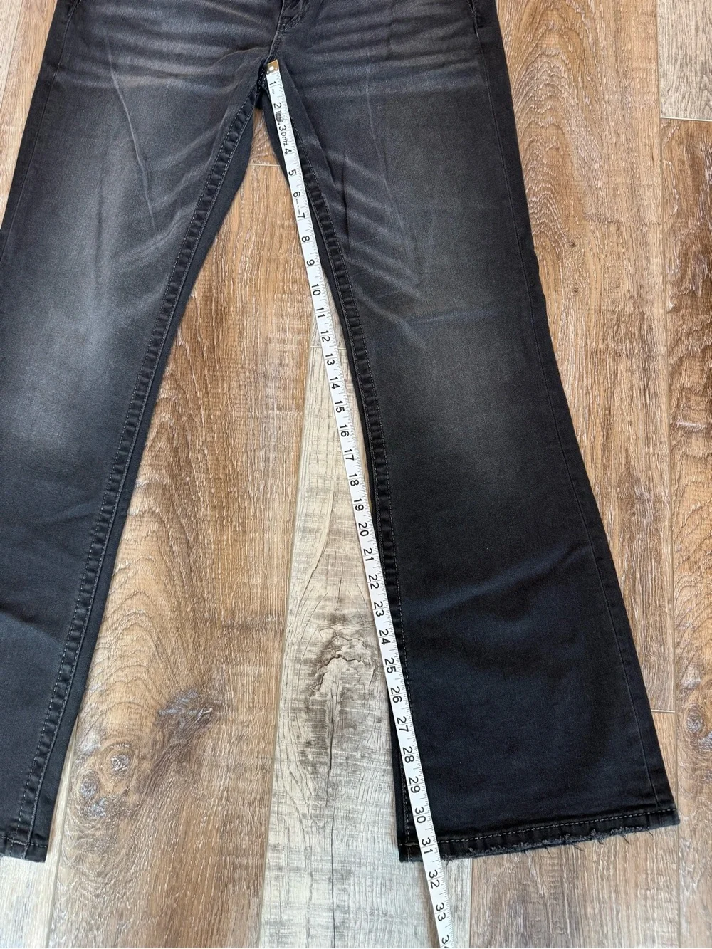 Miss Me Risa Black Bootcut Jeans with Embellished Butterfly Pocket
